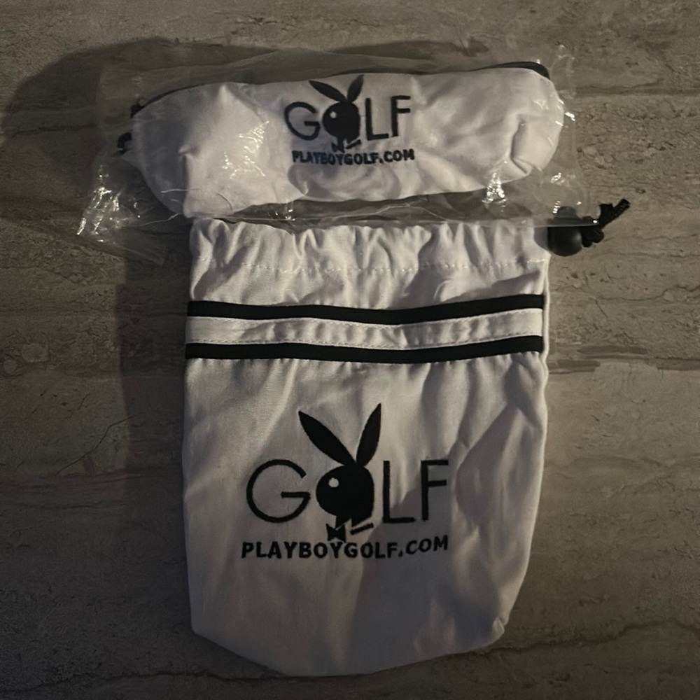 Playboy golf balls and pouch